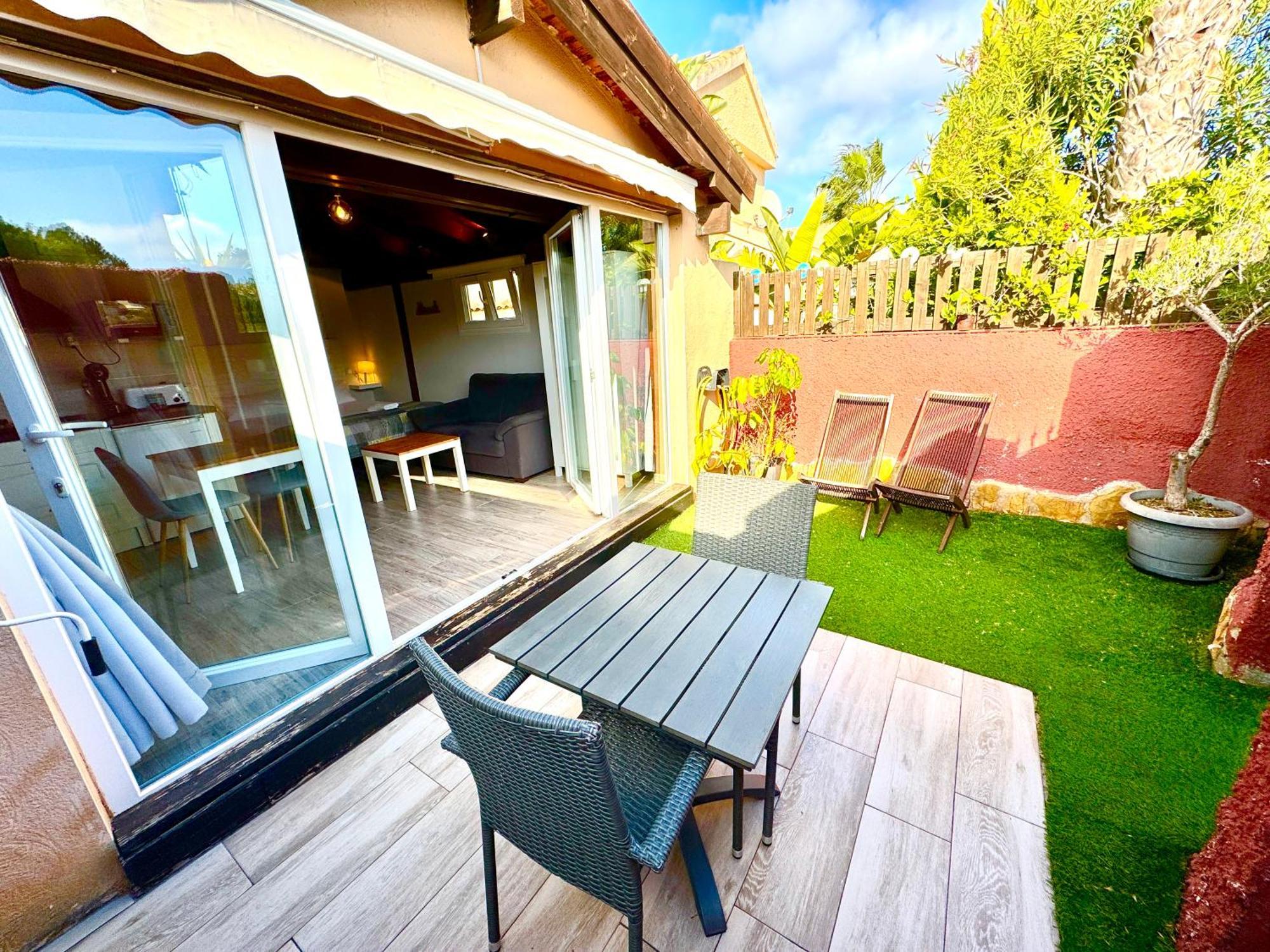 3 Casita-Estudio Con Jardin En La Playa Puerto Marino Εξωτερικό φωτογραφία